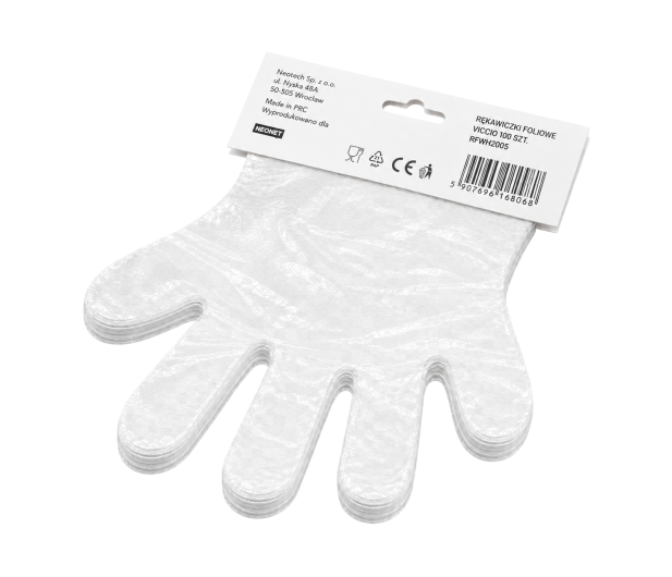 VICCIO Rękawiczki foliowe z zawieszką 100 szt. - 1439611 - zdjęcie 2